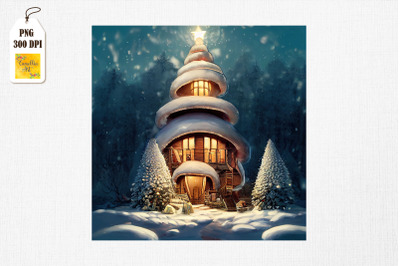 Fantasy Christmas Tree House 2