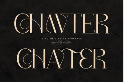 CHAVTER Typeface