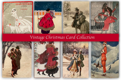 Vintage Christmas Card Covers