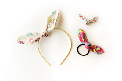 Retro Bunny Ear Bow ITH | Applique Embroidery