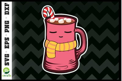 Christmas Cup Cozy Cocoa SVG