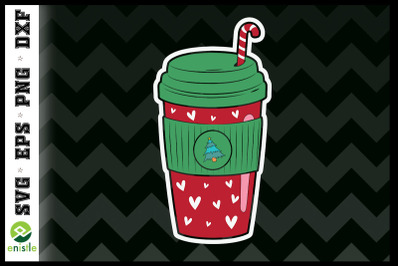 Christmas Cup Take away SVG