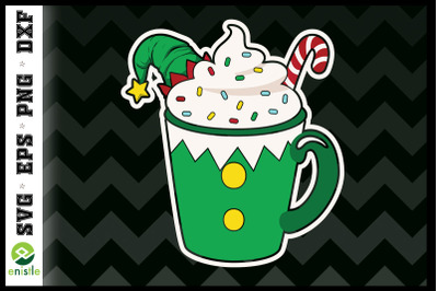 Christmas Cup ELF SVG