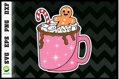 Cute Gingerbread Christmas Cup