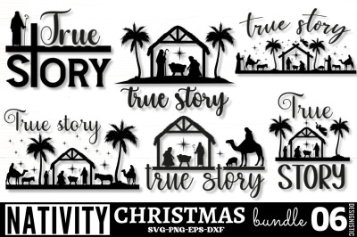 Nativity Christmas SVG Bundle