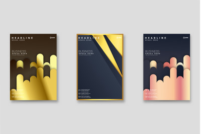 Geometric Corporate Book Cover Design