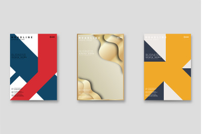 Geometric Corporate Book Cover Design