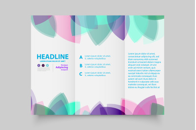 Geometric Corporate Book Cover Design Template in A4