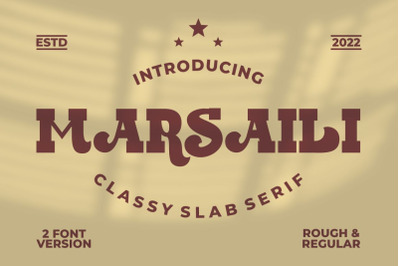 MARSAILI - CLASSY BOLD SERIF