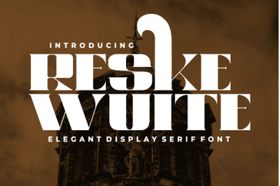 Reske Wuite - Elegant Serif Font