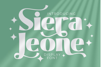 Siera Leone - Display Font