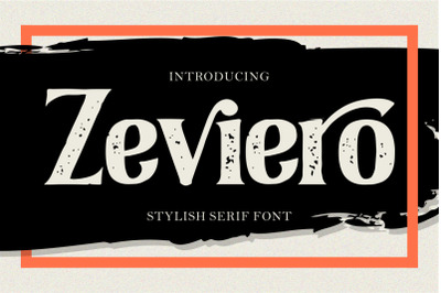 Zeviero - Stylish Serif Font