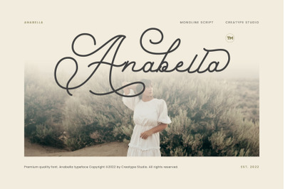 Anabella Monoline Script