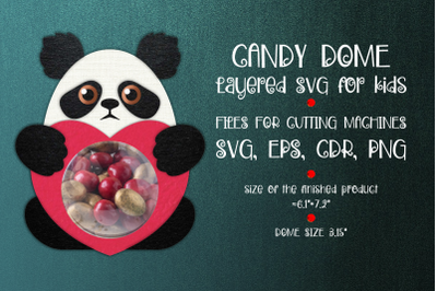 Panda Candy Dome | Paper Craft Template