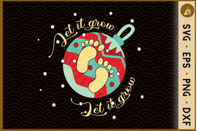 Let It Grow Pregnancy Christmas