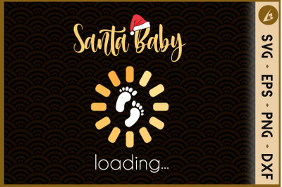 Pregnancy Christmas Santa Baby Loading