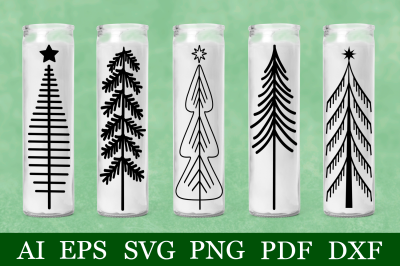 Dollar Tree Christmas Candle SVG. Christmas Candle designs