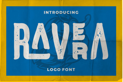 RAVERA - Logo Font