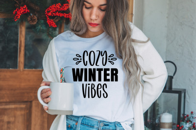 cozy winter vibes svg