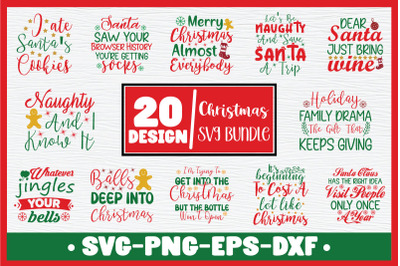 Funny Christmas SVG Bundle