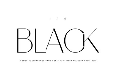 IAM BLACK