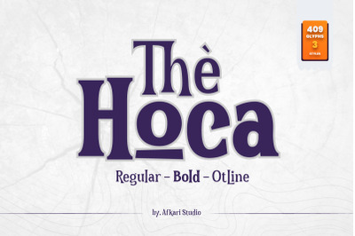 The Hoca  Display Serif Font