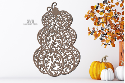 Stacked Pumpkin SVG | Fall SVG Laser Cut Files