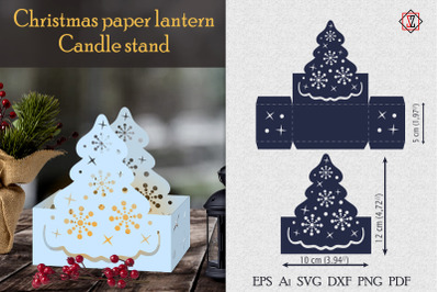 Paper Lantern Herringbone_2/Stencil/Paper Cut/SVG/DIY crafts.
