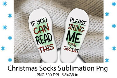Christrmas Socks Sublimation Png. Christmas Sublimation.