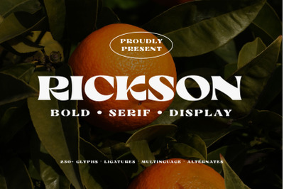 Rickson - Bold Serif