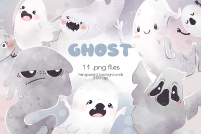 Ghost Clipart - PNG Files