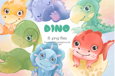 Dinosaurs Clipart - PNG Files