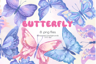 Butterflies Clipart - PNG Files