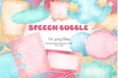 Speech Bubble Clipart - PNG Files