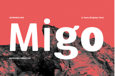 Migo Round Sans Serif Display Font