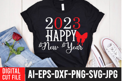 2023 Happy New Year  SVG Cut File