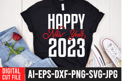 Happy New Year  2023  SVG Cut File