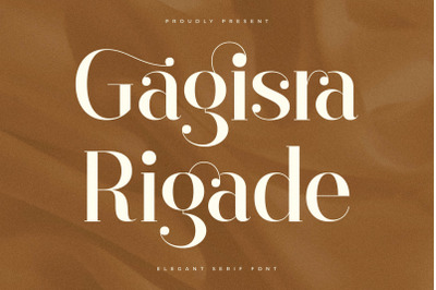 Gagisra Rigade Typeface