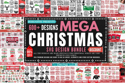 Mega Christmas SVG Bundle