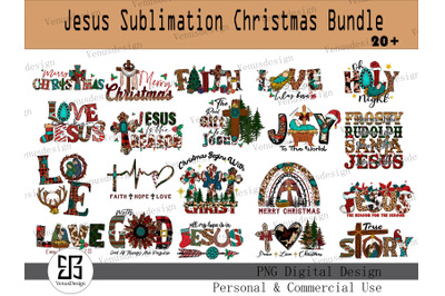 Jesus Sublimation Christmas Bundle