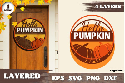 Pumpkin Sign Svg | Svg Bundle | Door Hangers