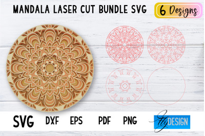 Mandala Laser Cut SVG | Mandala SVG Design | CNC files