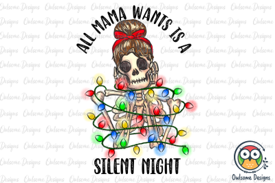 Funny Mama Christmas Sublimation Designs