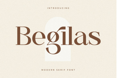 Begilas Typeface