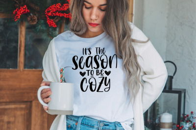 it&#039;s the season to be cozy svg