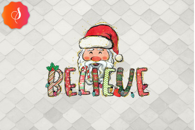 Believe Santa Claus Christmas