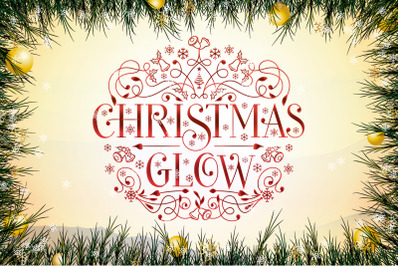 Christmas Glow Font Family