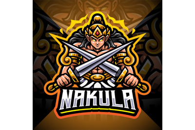 Nakula esport mascot logo design