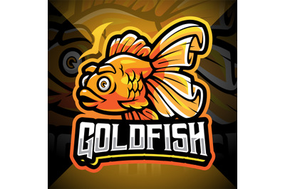 Goldfish esport mascot logo design