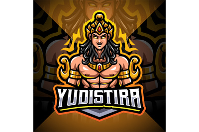 Yudistira esport mascot logo design